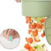 Solid Plastic Over Sink Dish Drying Rack Water Draining water Basket For Dishwashing Tools Organization And Vertical Storage