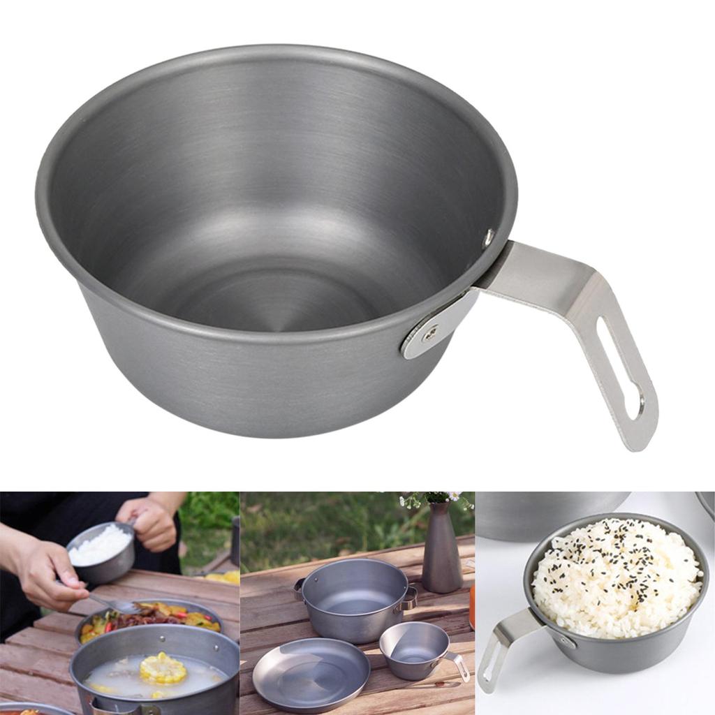 Outdoor Camping Cookware, Kit for Backpacking BBQ , Dish Bowl