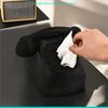 Unique Telephone Model Tissue Box PVC Craft Paper Case for Home and Office Use
