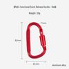 Multifunktionaler D-Form Aluminium Karabiner mit Schloss