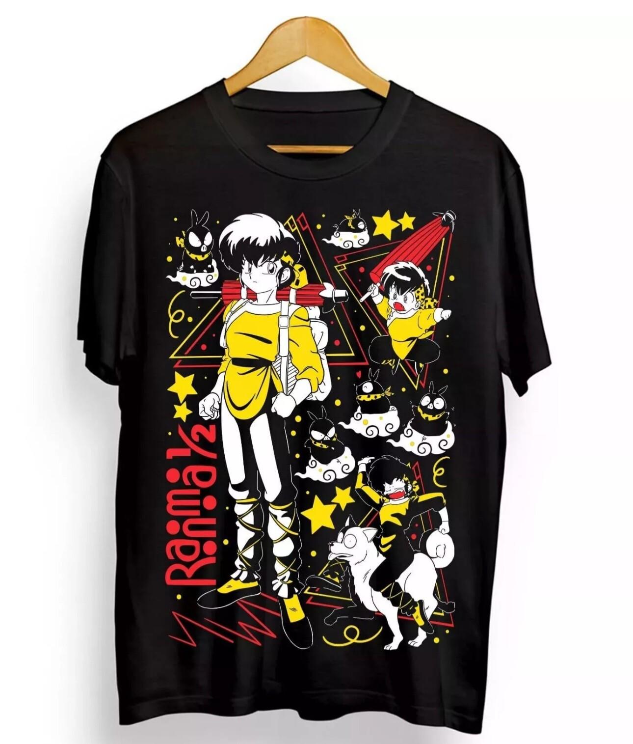 

Ranma 1/2 T-Shirt Mens Womens Tees Top Shampoo Rumiko Takahashi Manga Anime gift T-Shirt Mens Womens Tees Top Graphic Tee S