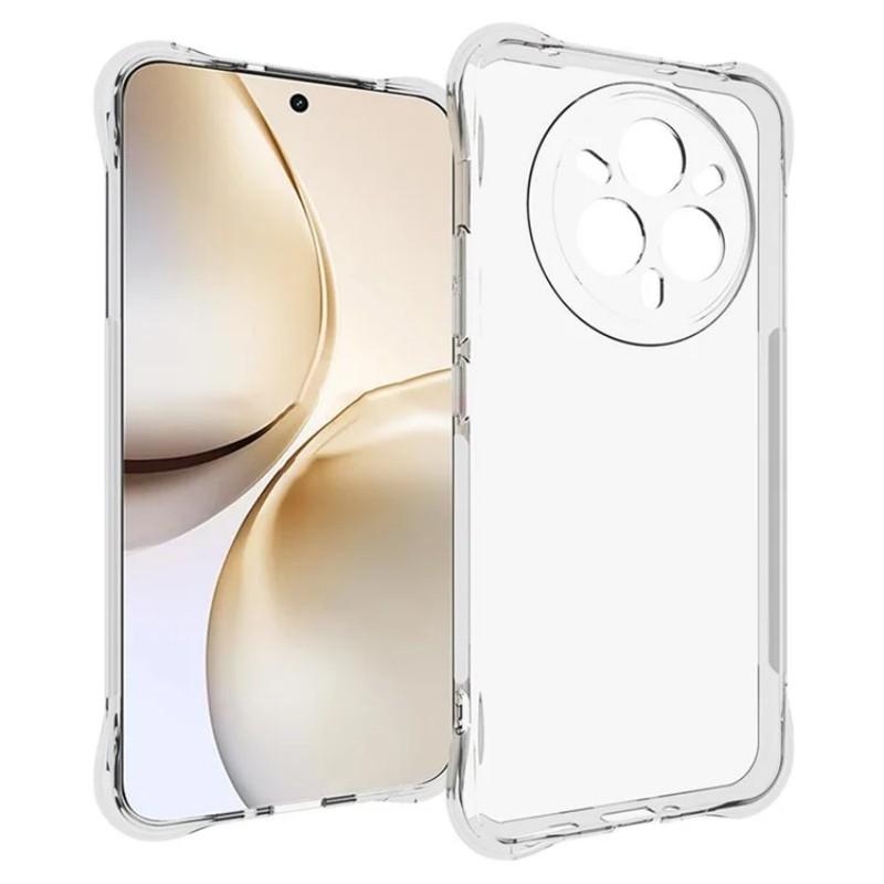 

For Realme 14 Pro+ 5G Clear TPU Case WANLONFENG TM Series 2.0mm Phone Back Cover Transparent
