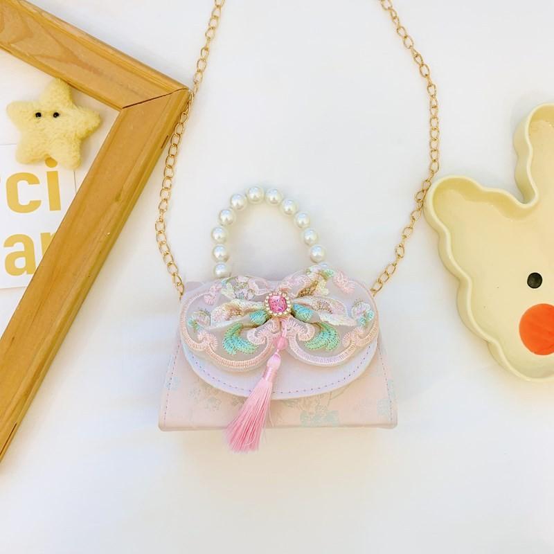 Frozen Kids Shoulder Bag With Bow And Tassel For Daily Outfits Characters Included)**