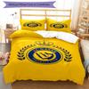 3pcs Football Team (27) Design Cover Set - HD Printed Bedding with 1 Cover and 2 Pillowcases - Perfect for Home and Dorm Decor