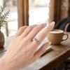 Rotating Freely Spinner Ring Open Design Adjustable Finger Ring Anti Stress Jewelry  School