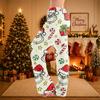 Women's Christmas Printed Pajama Pants, Festive Comfortable Sleep Pants, No Pockets