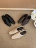 Fashion Mules Women Covered Toe Heels Slippers Female Outdoor Summer Sliders High Quality Flat Heels Casual Outdoor Dress Mules Shoes