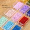 Transparent Jewelry Beads Storage Box with Drawer Compartments for DIY Crafts