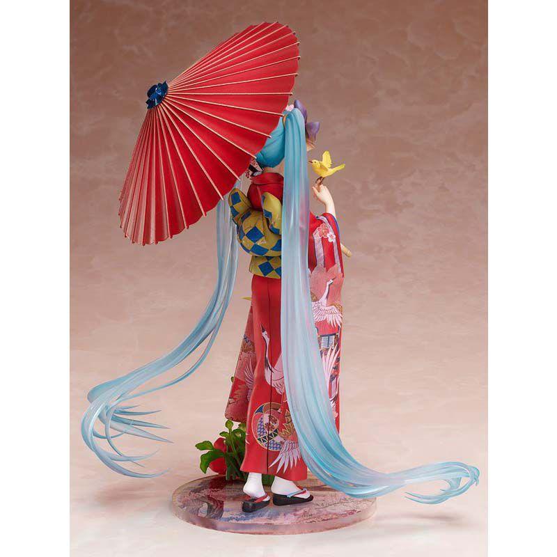 Exquisite Anime Stronger Hatsune Miku Kimono Yukata Hanairogoromo Pvc Action Figure