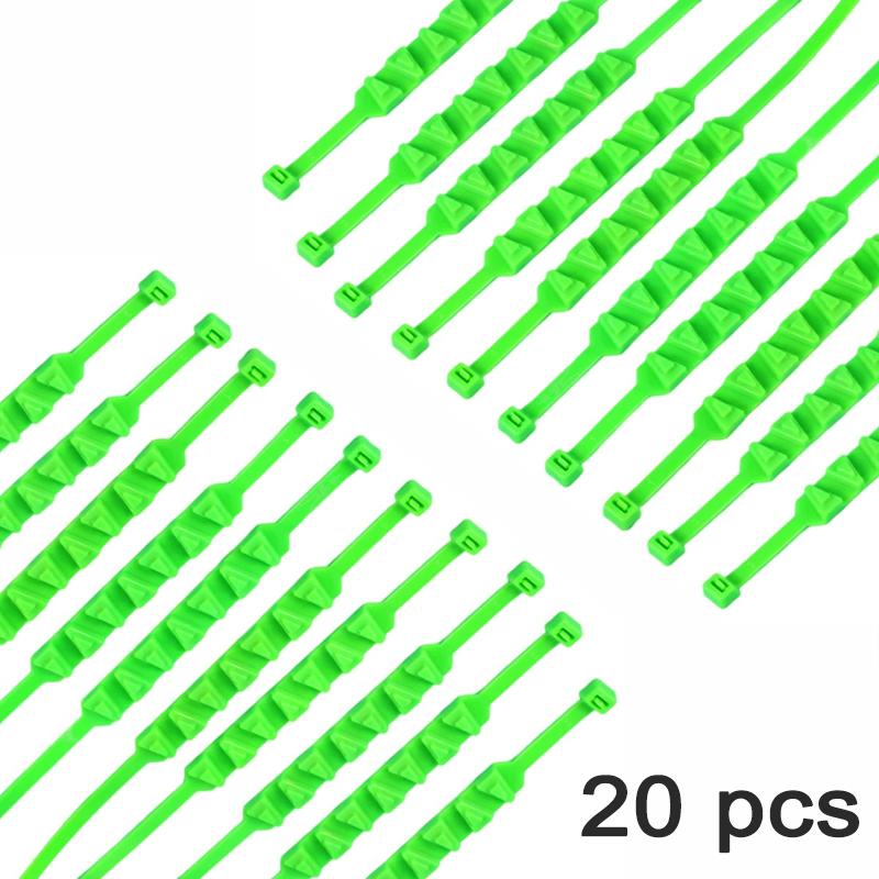 10Pcs Motorcycle Snow Chains Reusable Motorbike Tire Anti Slip/Skid Tie Winter Emergency Safety Belt Tyre Chain Moto Accessories