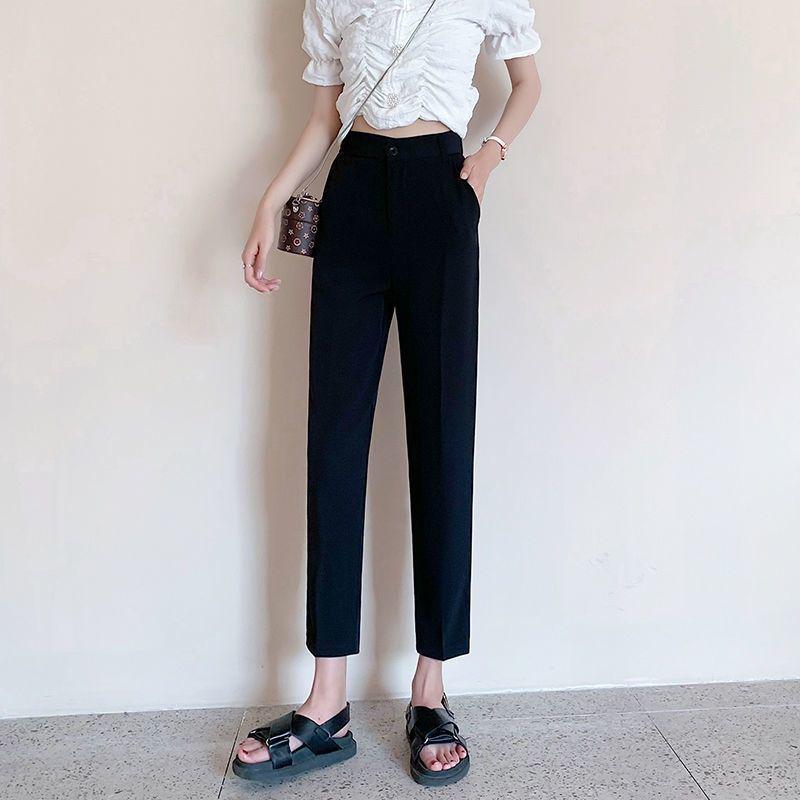 

Women s High Waist Slimming Cigarette Pants - Loose, Thin, Cropped, Petite, Casual, Spring/Summer 2026 Edition 3XL 129-139 lbs