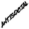 50X8Cm Antisocial Reflective Car Sticker Windshield Bumper Window Motorcycle Ornament Vinyl Film Decal Auto Tuning Accessories