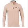 Men's Spring and Autumn Men's Stand-up Collar  Shirt Casual Sports Long-sleeved Henley Shirt
