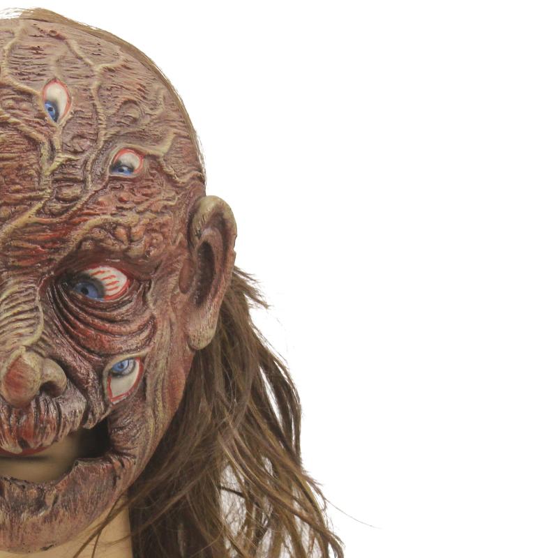 Mască Goblin Elf Măști Orc Rău Măști Craniu Demon Înfricoșător Monstru Gnom Latex Cască Goblinoid Halloween Carnaval Petrecere Costum Recuzită