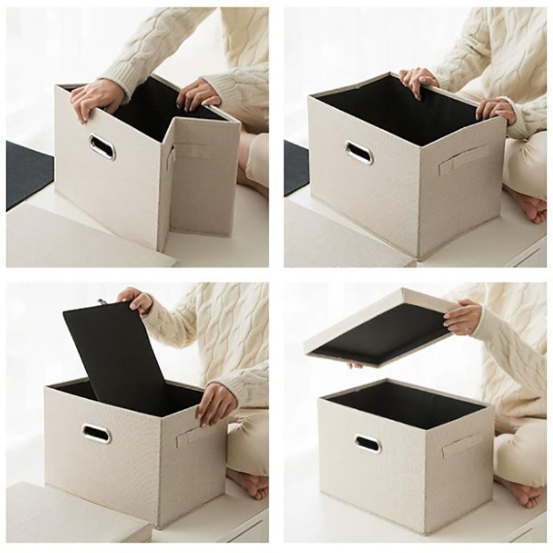 Multifunctional Large Capacity Storage Wardrobe Containers Foldable Clothes With Lid Organizer Modern Basket Collapsible Toy Storage