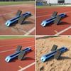 Starting Block with Adjustable Pedals Portable for Athletic Tracks, School Teams