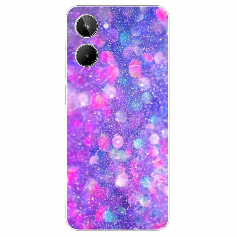 For Realme 10 4G Case 6.4'' Soft TPU Cats Lions Protection Silicone Phone Covers for Realme 10 Case 2022 Clear Realme10 RMX3630