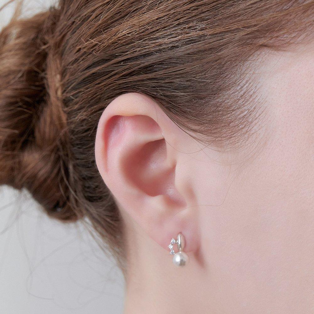 Silver925 Romantic Pearl Earrings