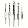 4pcs Square Hole Drill Chisel Extension Saw Woodworking Tools Carving Square&Rectangular Grooves for Woodworking Production