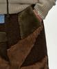 ADSB ANDERSSON BELL Faux Fur Patchwork Shorts Apa870M(Brown)