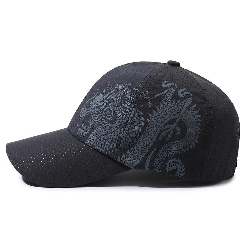 Unisex Chinese Dragon Totem Baseball Cap - Fashion-Forward Peaked Cap for Men & Women, A Stylish Gift Choice