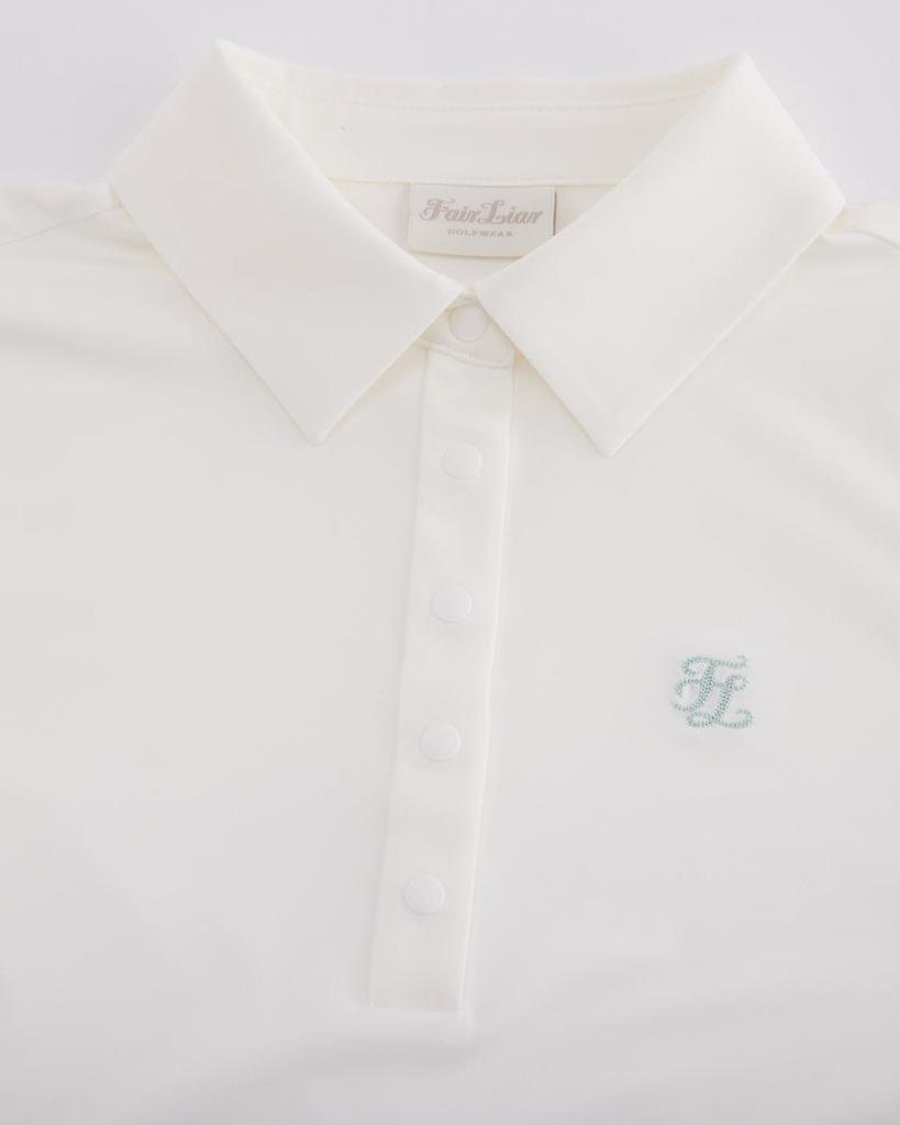 FAIRLIAR GOLF Loose Fit Logo Symbol T-Shirt (White)