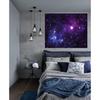 Galaxy Tapestry Space Night Starry Stars Tapestry Universe Mysterious Nebula Ceiling Wall Hanging Decor for Bedroom Living Room Dorm(51'' X 60'')
