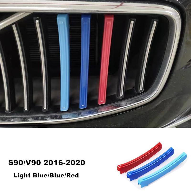 

Car Front Grille Mesh Swedish Style Protective Strip Cover Trim For S60 S90 XC40 XC60 XC90 V60 V90 Exterior Accessories S90 V90 16-20 LBR