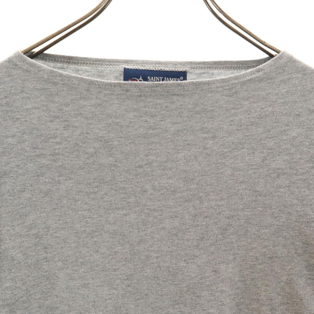 SAINT JAMES Made in France Long sleeve Boat neck Cut XS gray Women Used