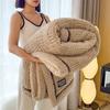 Neue Halbseiten Fleece Herbst Winter Decke Weich Flauschig Mutter- und Kindgerechte Bettdecken Warm Atmungsaktiv Sofaüberwurfdecke