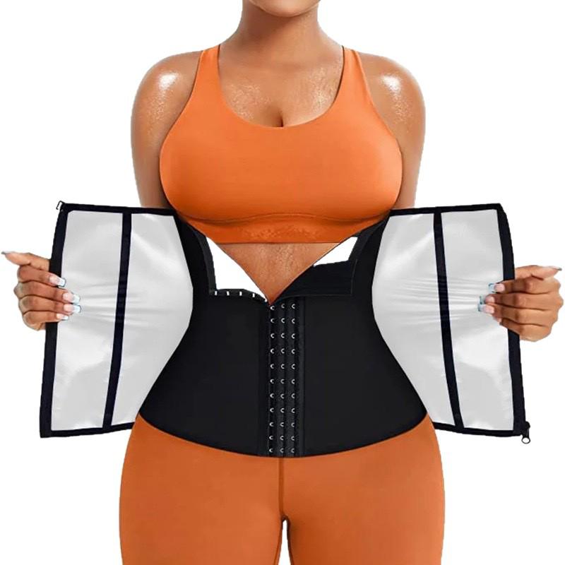 Women's Cross-Border Waist Cincher Yoga Sweat Belt - European & American Waist Trainer
