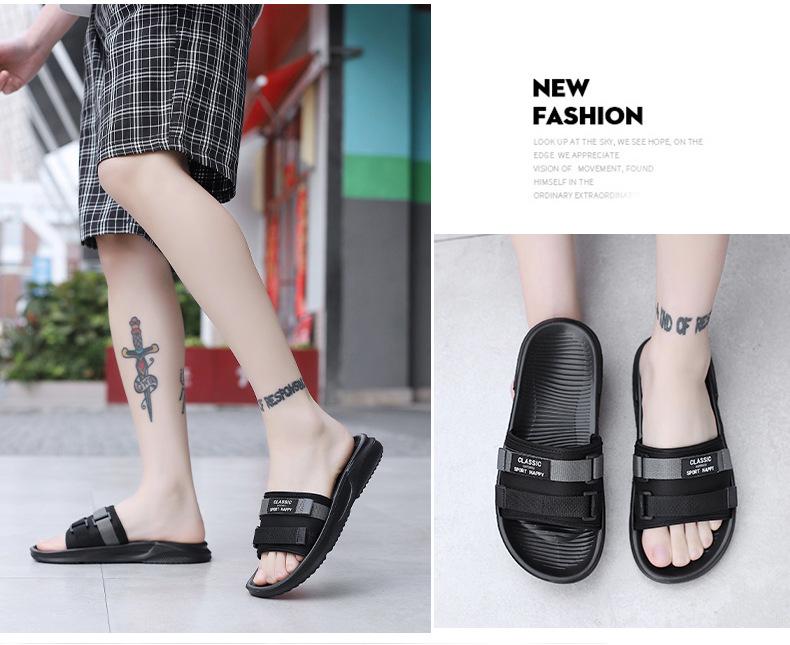 2025 Men's Trendy Soft Bottom Flip-Flops: Summer & Autumn Korean Style Outdoor Slippers