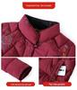 Winter Warm Cotton Coat for Middle-Aged and Elderly Women - Mid-Length Grandma Style Jacket