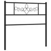 Replacement Headboard Metal Black 75 Cm