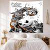 Decorazione da Parete Incubo di Natale Arte a Tappezzeria Per Ricordo Animale Domestico Compleanno Festa Nuziale Sfondo Regalo di Famiglia