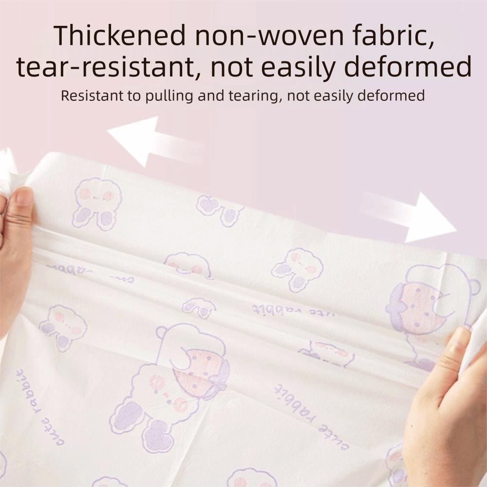 Oil-proof Unisex Aprons Breathable Disposable Non-woven Apron Hot Pot Restaurant Apron  Kitchen