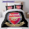 Arsenal F Custom Name Pattern Bedding,Quilt Set Quilt Cover Pillowcase Home Birthday Gift(1 * Duvet Cover + 2 * Pillowcase, Without Core)