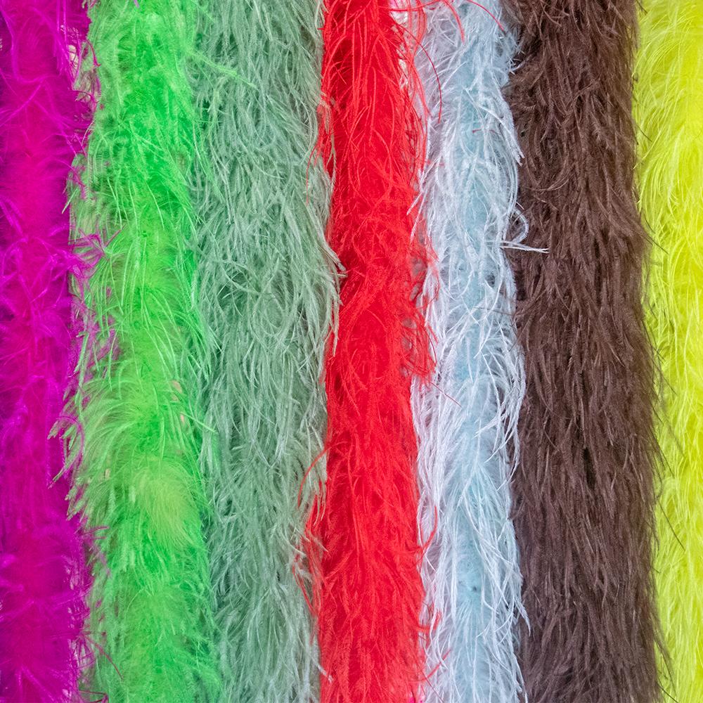 1 2 3 4 6 Natural ostrich feathers 2 meters ostrich feather scarf decorate carnival dress clothing feathers draped in shawl crafts