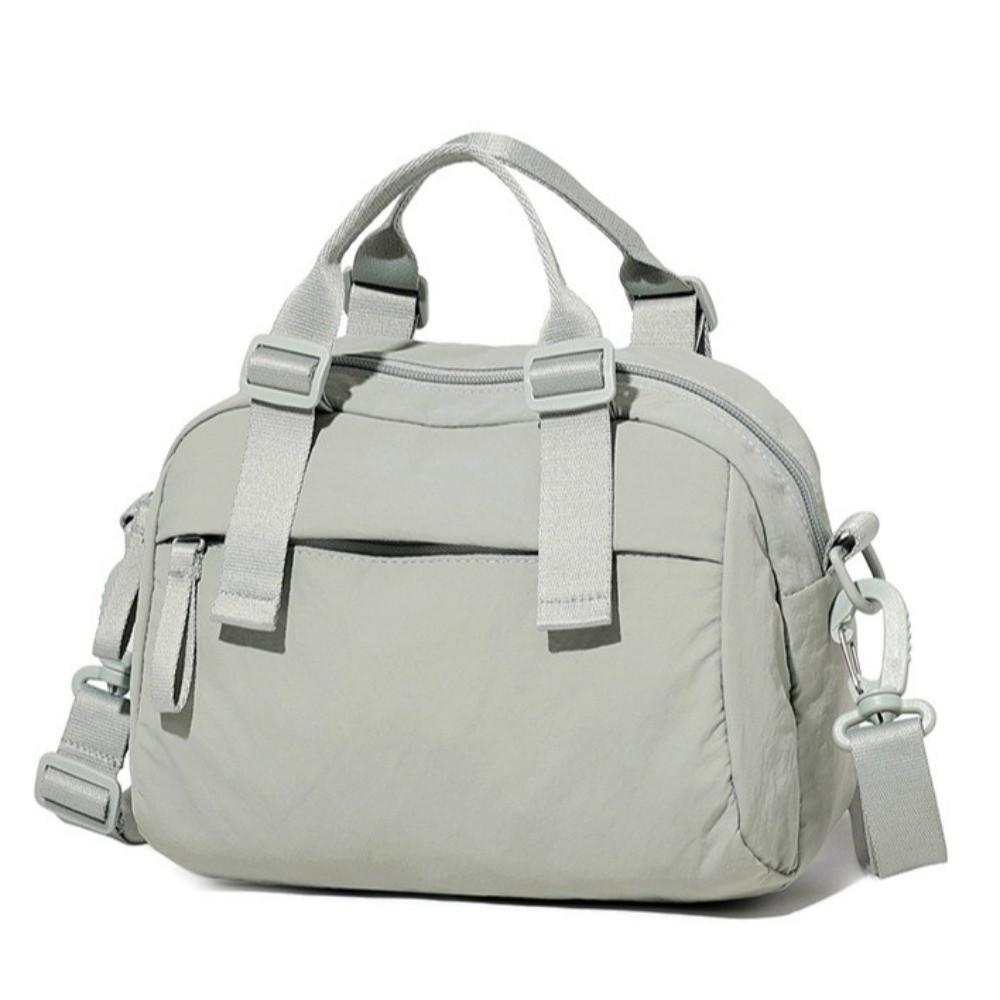 Large Capacity Women Shoulder Bag Lightweight Korean Style Messenger Bag Adjustable Straps Handbag Nylon Crossbody Bag Outdoor