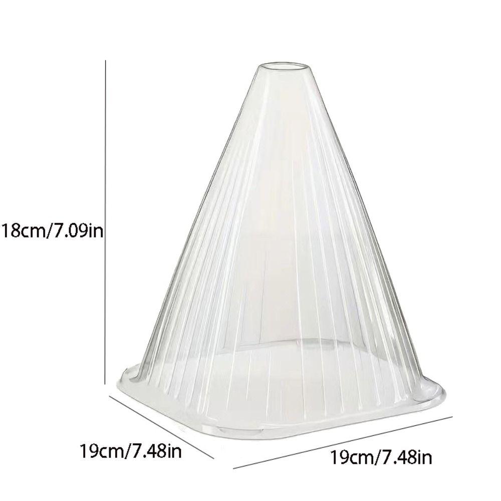 20pcs Windproof Plant Seedling Cover Conical Flower Protector Plant Insulation Cover  Frost Guard