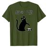 Cats Servant TShirt Japanese Neko Geboku Funny Cat Lover Graphic Tee Cat Mom Dad Humor Gift Shirt  Harajuku Kawaii Clothes