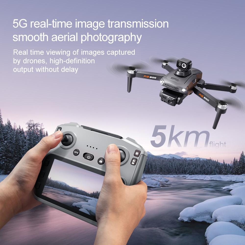 RG800 MAX GPS Drone 8K Professional HD Dual Camera 5G Wifi Brushless Laser Obstacle Avoidance Large Screen FPV Dron RC Quadcopter Toys UAV