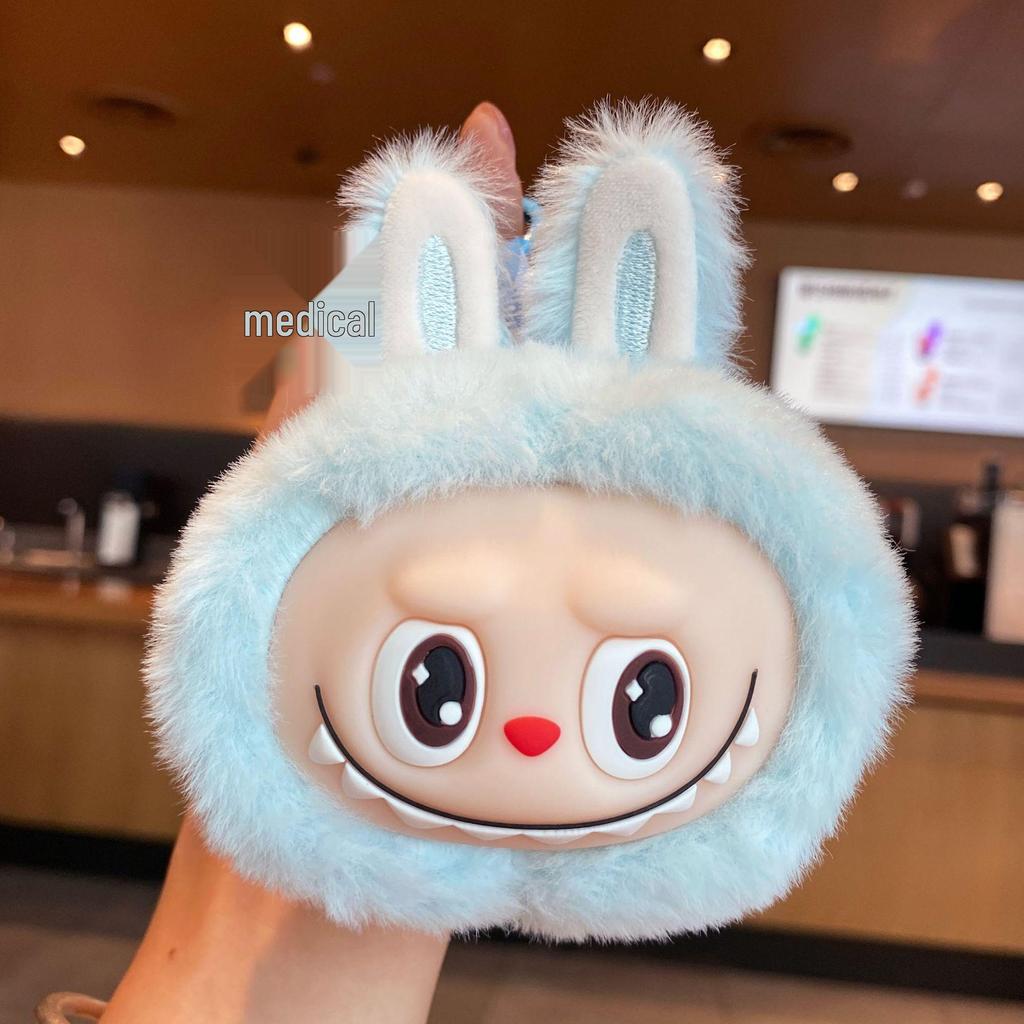 Third-Gen Cute Vinyl Plush Keychain: Creative Gift & Schoolbag Pendant