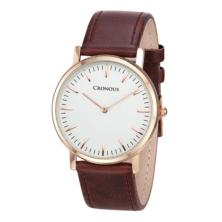 Keulonoseu Crd33004A-Rg Men'S Leather Watch