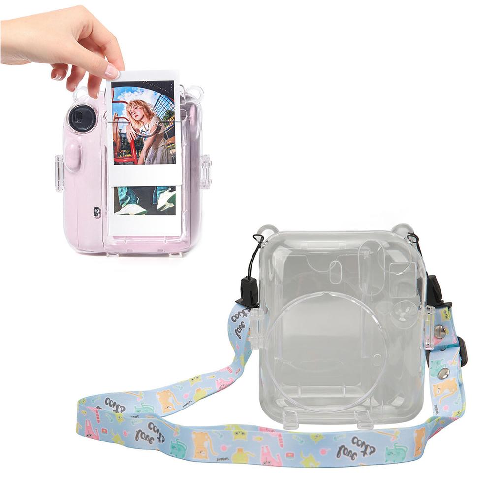   Camera Case Kit Shoulder Strap Sticker Camera Case   Camera Protective Clear Case for     12