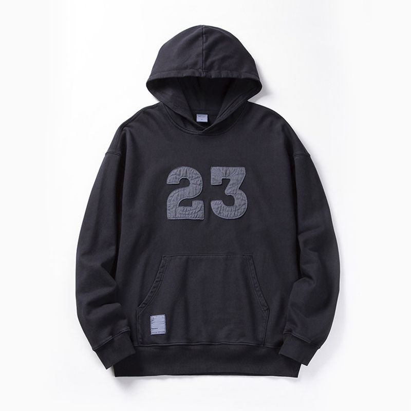 520G American Retro Heavy Thickening Stiff Washed Old Sweatshirt Men s Autumn and Winter Foreign Trade Men s Clothing High Quality Outwear Black L