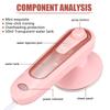 Mini Household Handheld hanging Iron Portable Iron Electric Garment Steamer Manual Ironing Machine Home Travel Fast Heat 30W 7.9"" * 3""