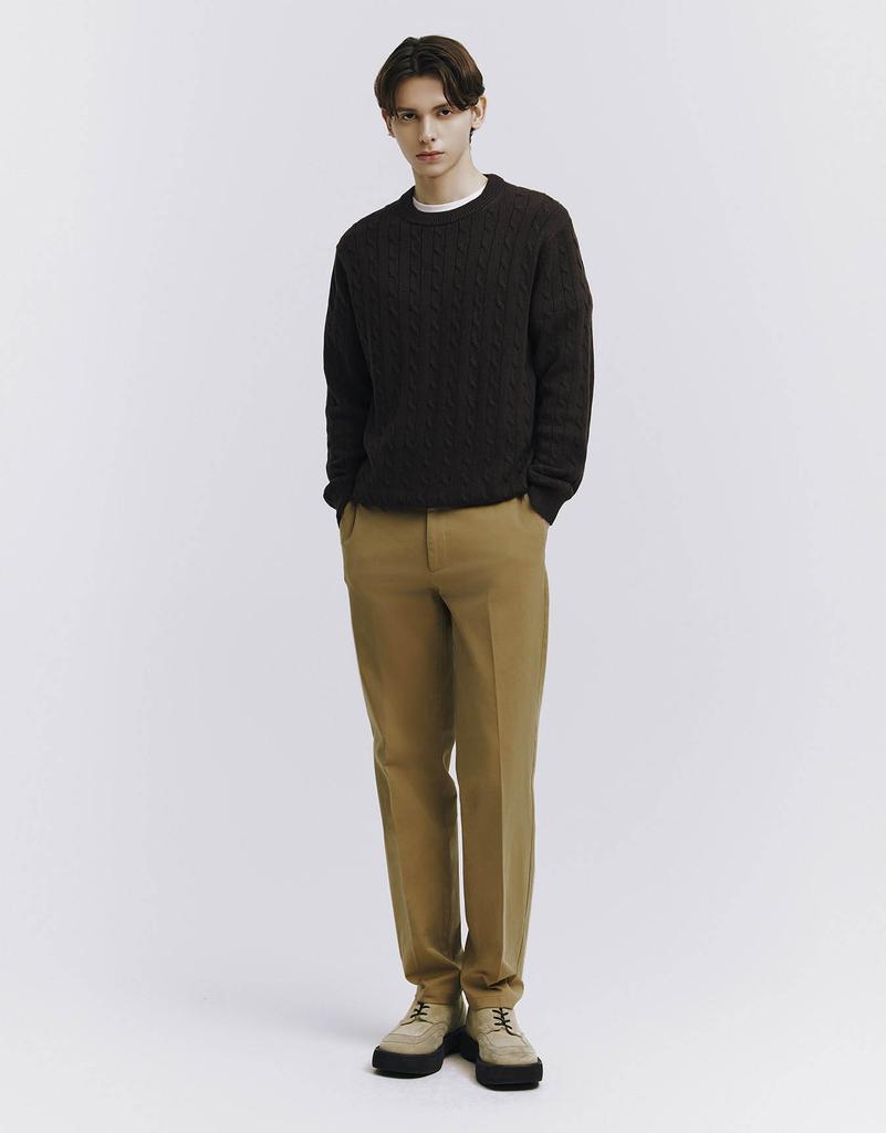 GIORDANO Ultra Stretch Tapered Hidden Elastic Waist Chino Pants 114923 [4Color] (B Type)