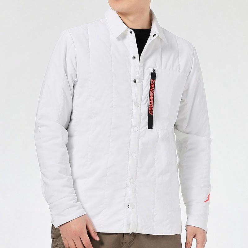 Jordan 23 Engineered Quilted Lapel Jacket Mens White AJ1053-100