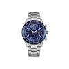 FF Light Powered Quartz Movement Stainless Steel Strap Watch Unisex Blue Dial CA4554-84L